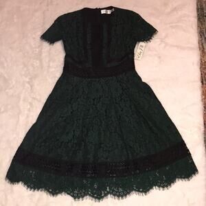 NWT Eliza J Lace Dress Fit and Flare